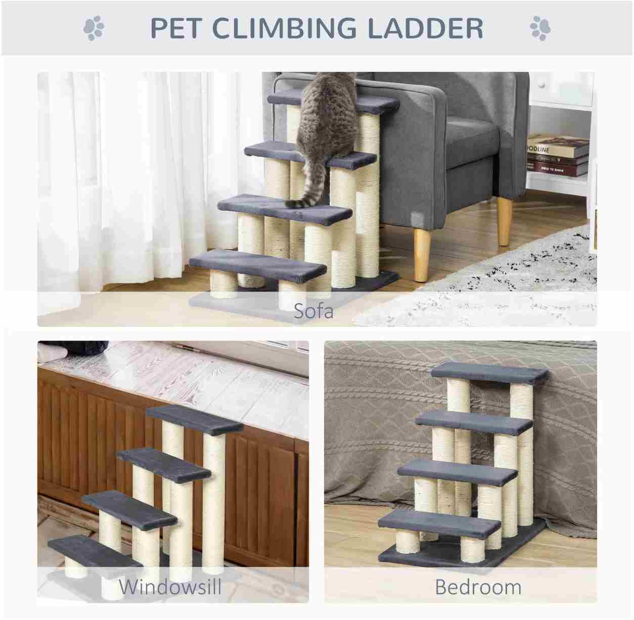 Cat Tree with 4 Steps