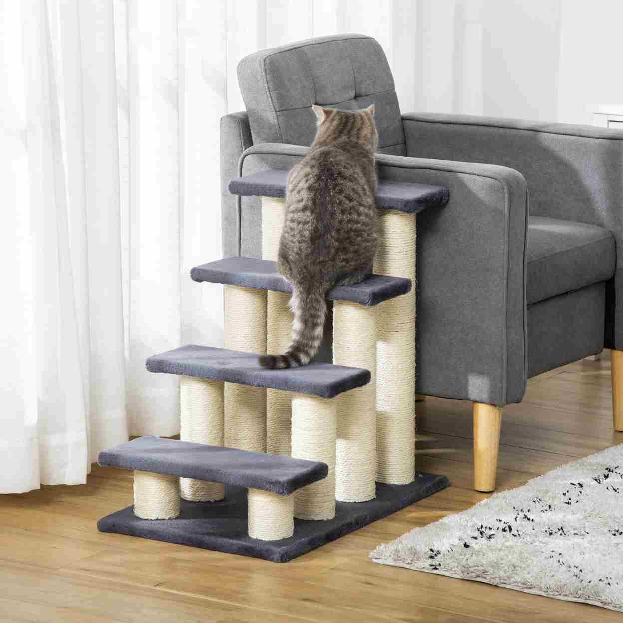 Cat Tree with 4 Steps
