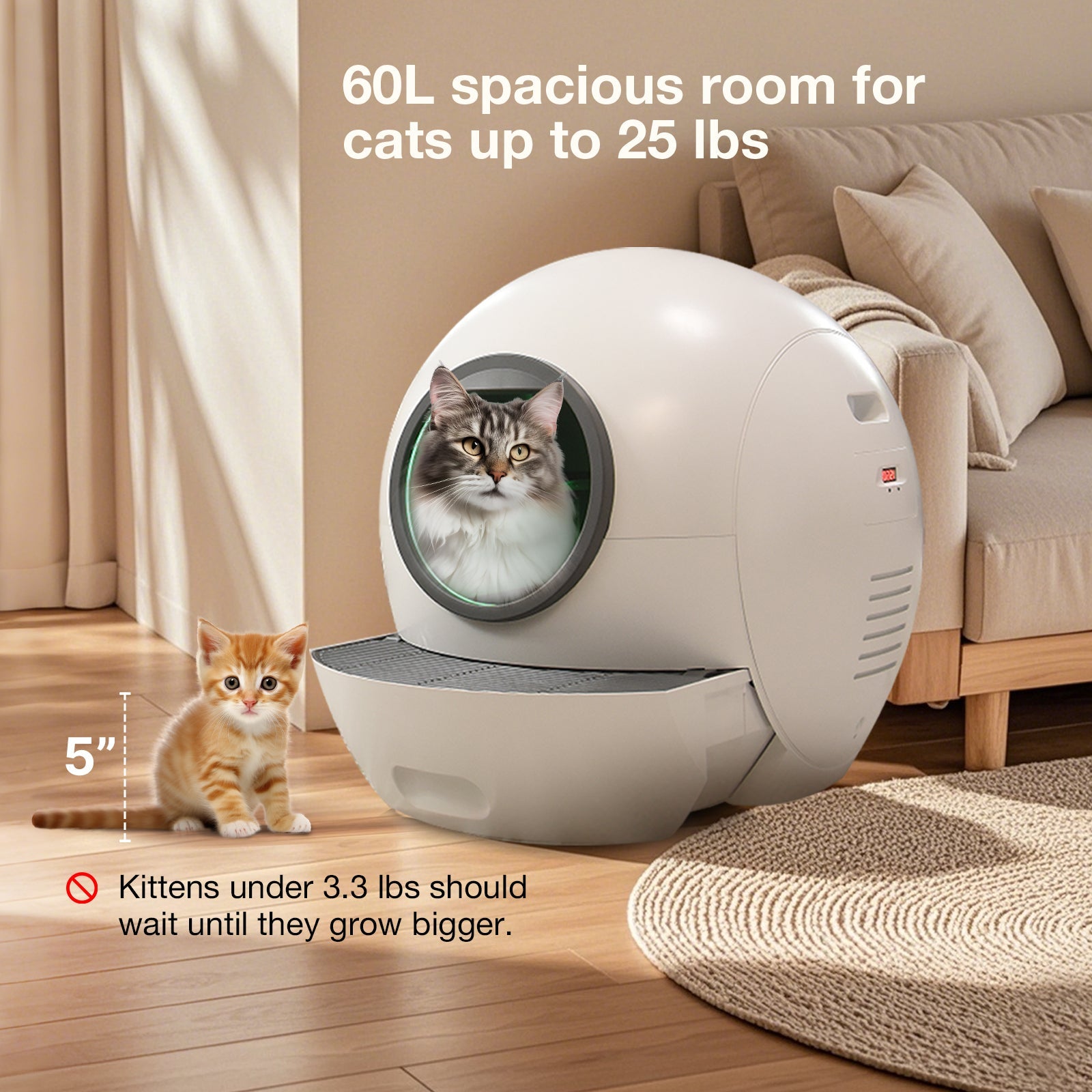 Spaceship 1 Automatic Litter Box