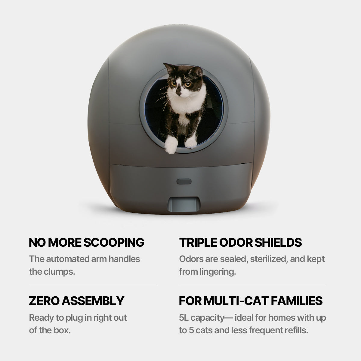 Spaceship 2 Automatic Litter Box