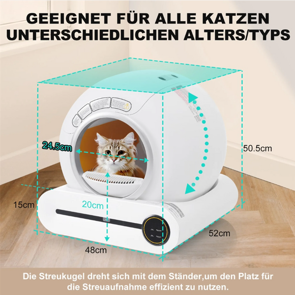 Smart Automatic Cat Litter Box