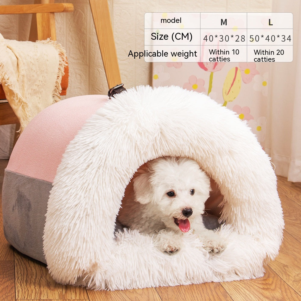 Fluffy Cave Bed