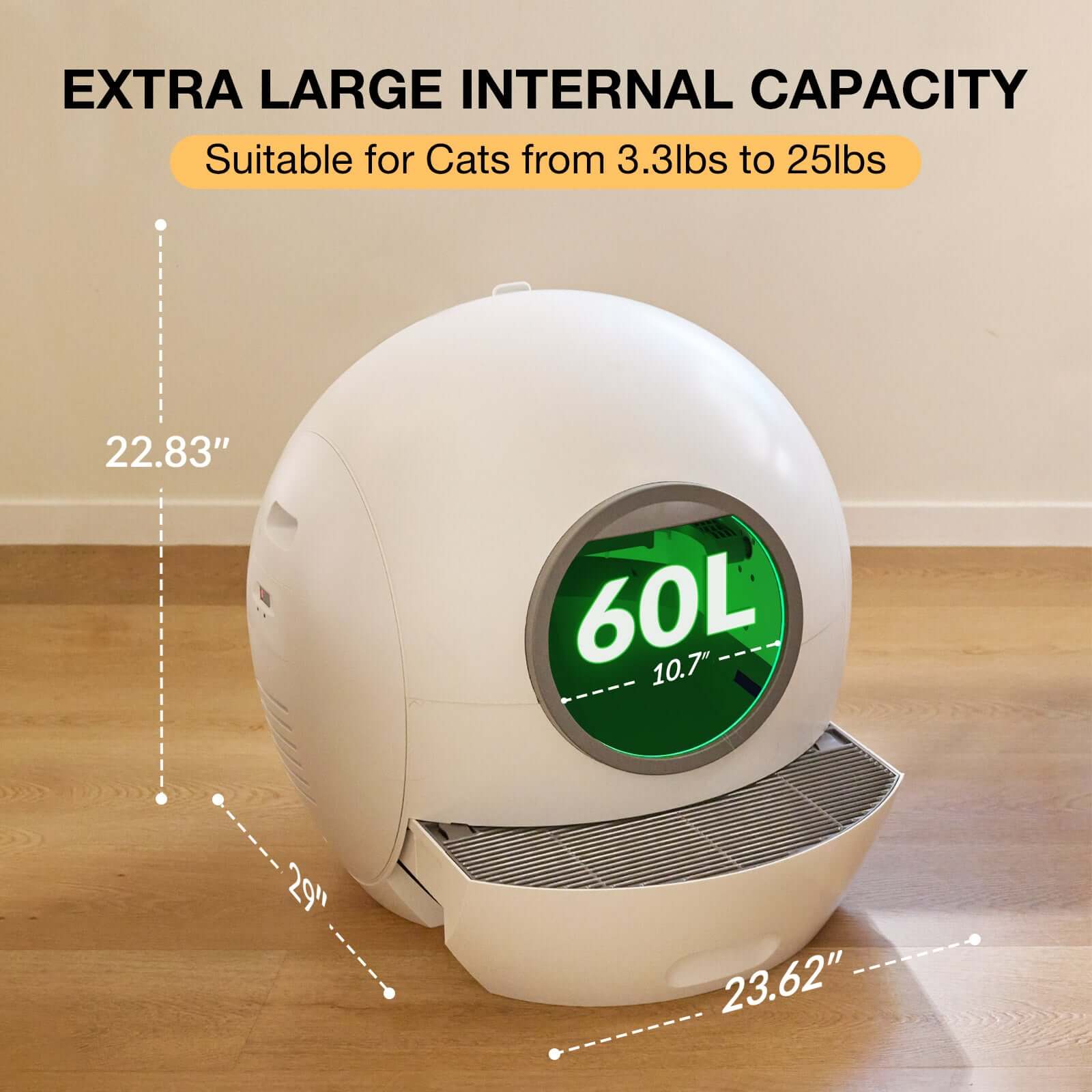 Spaceship 1 Automatic Litter Box