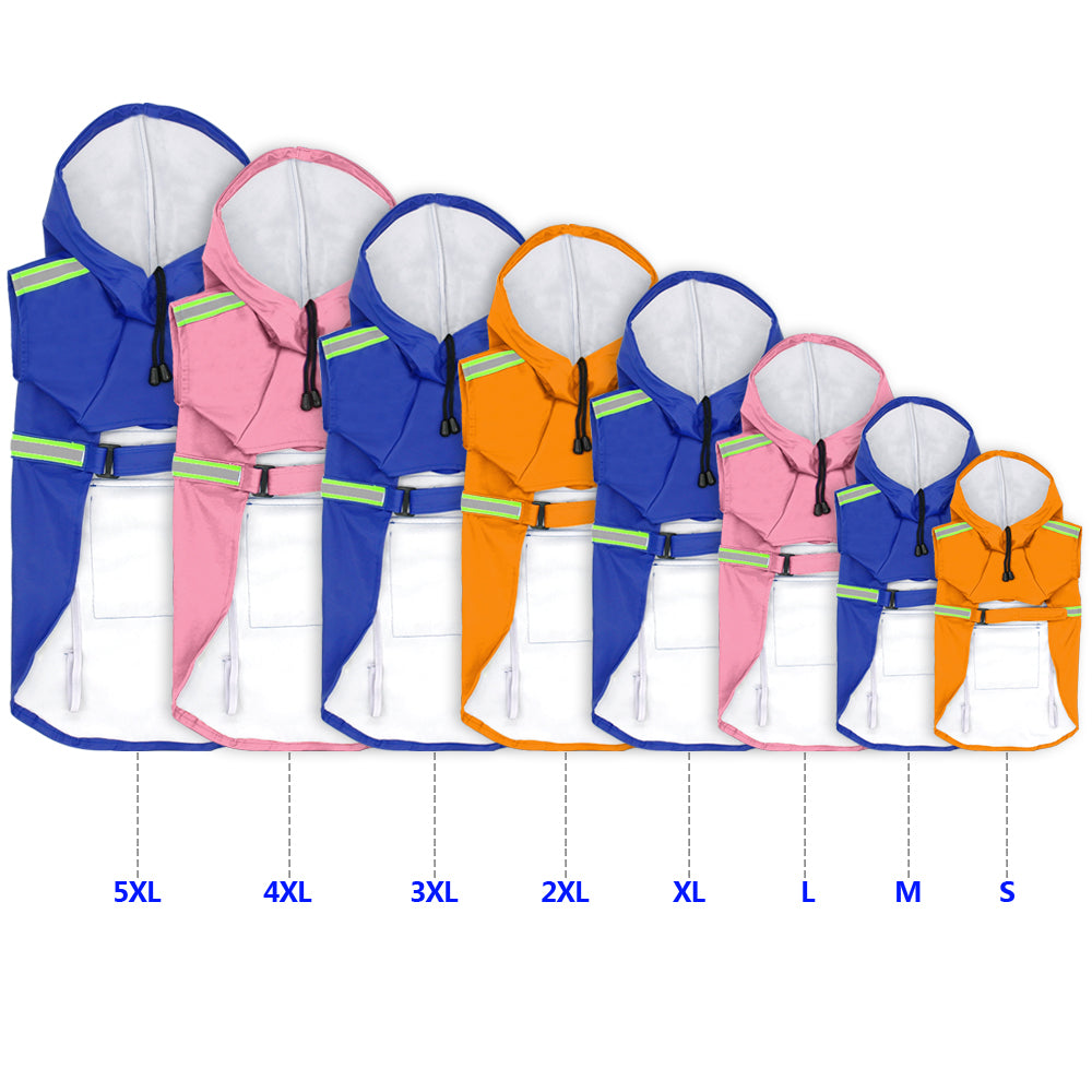 Pastel Reflective Raincoat
