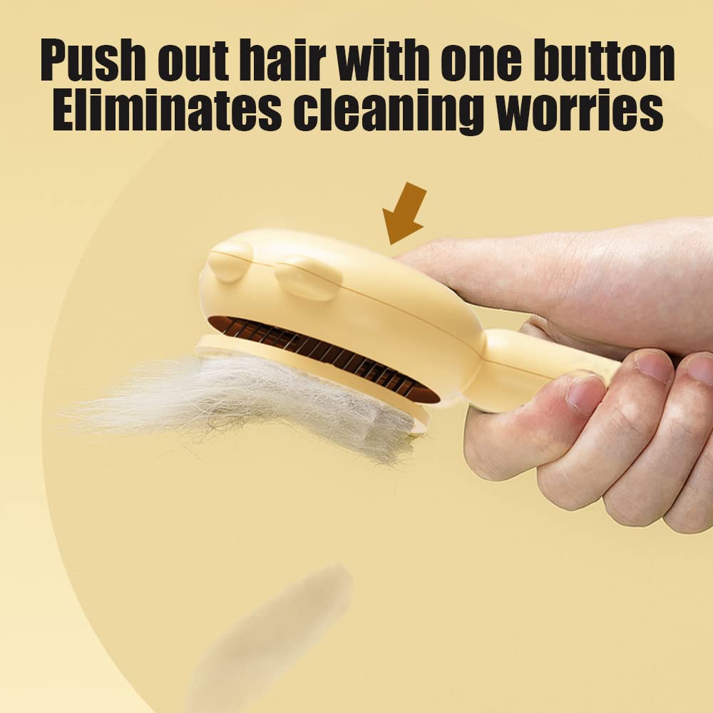 Self-Cleaning Grooming Brush
