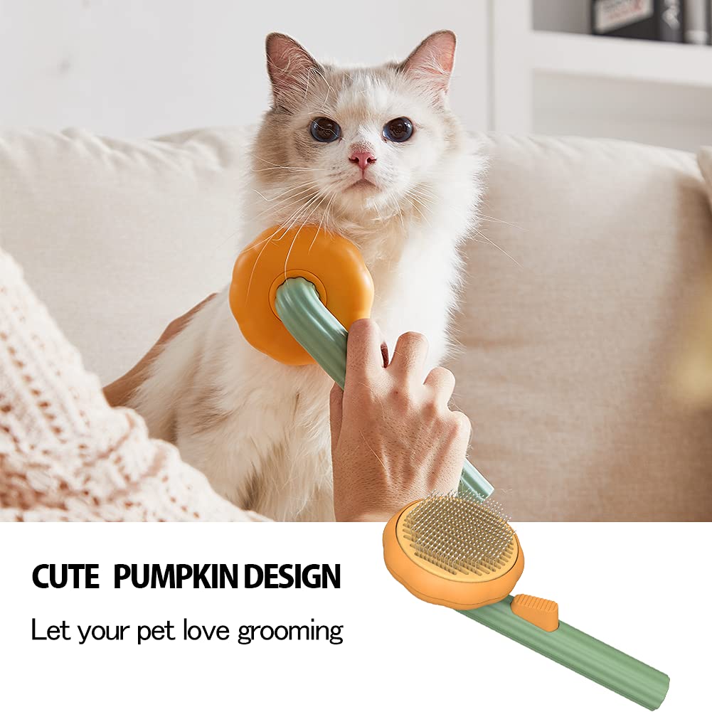 Pumpkin Self-Cleaning Brush