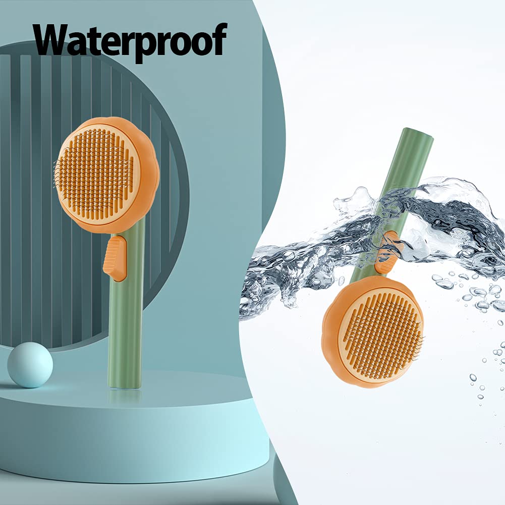 Pumpkin Self-Cleaning Brush