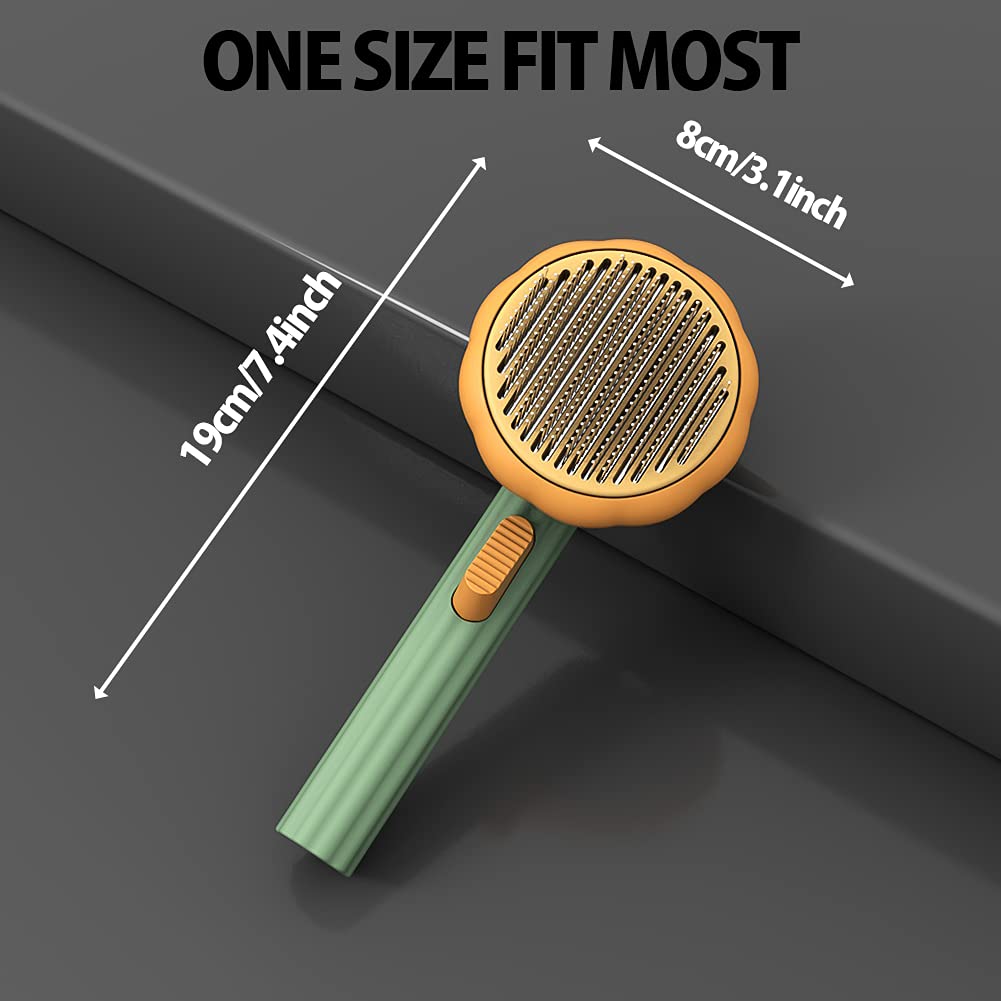 Pumpkin Self-Cleaning Brush