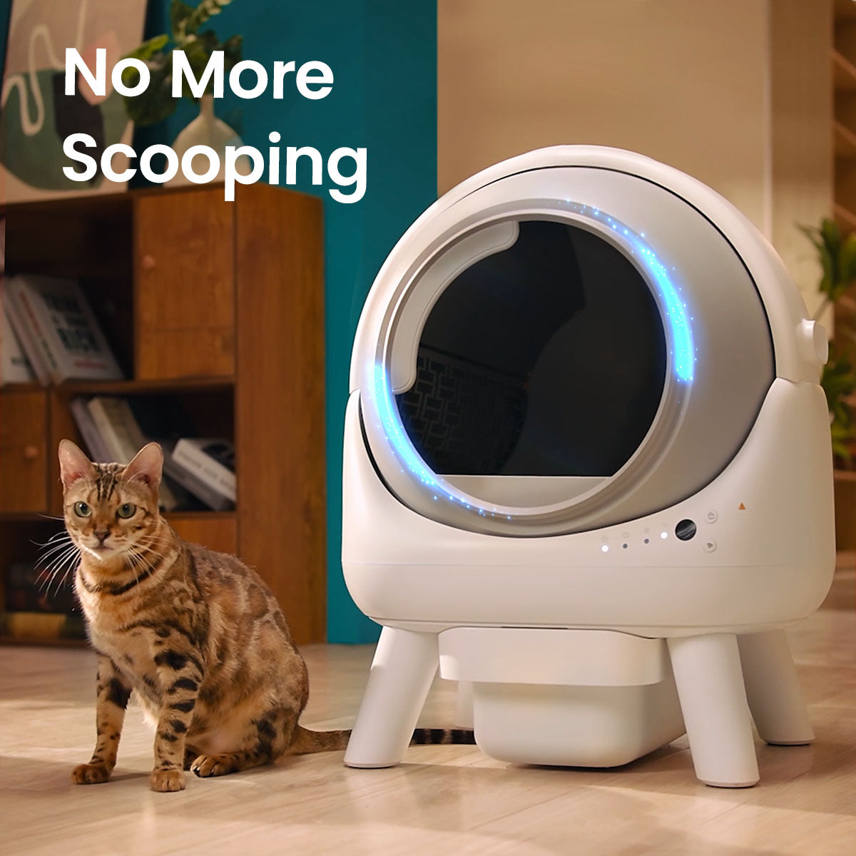 Orbitie Automatic Cat Litter Box for Cats