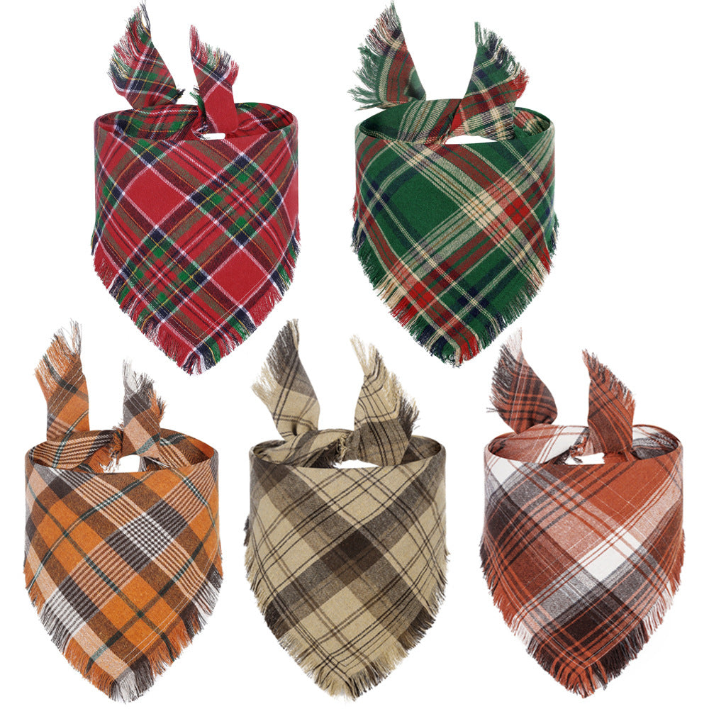 Cosy Plaid Bandana