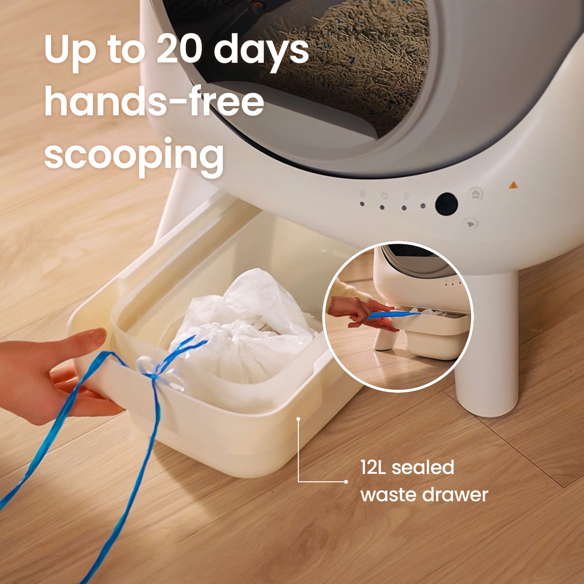 Orbitie Automatic Cat Litter Box for Cats