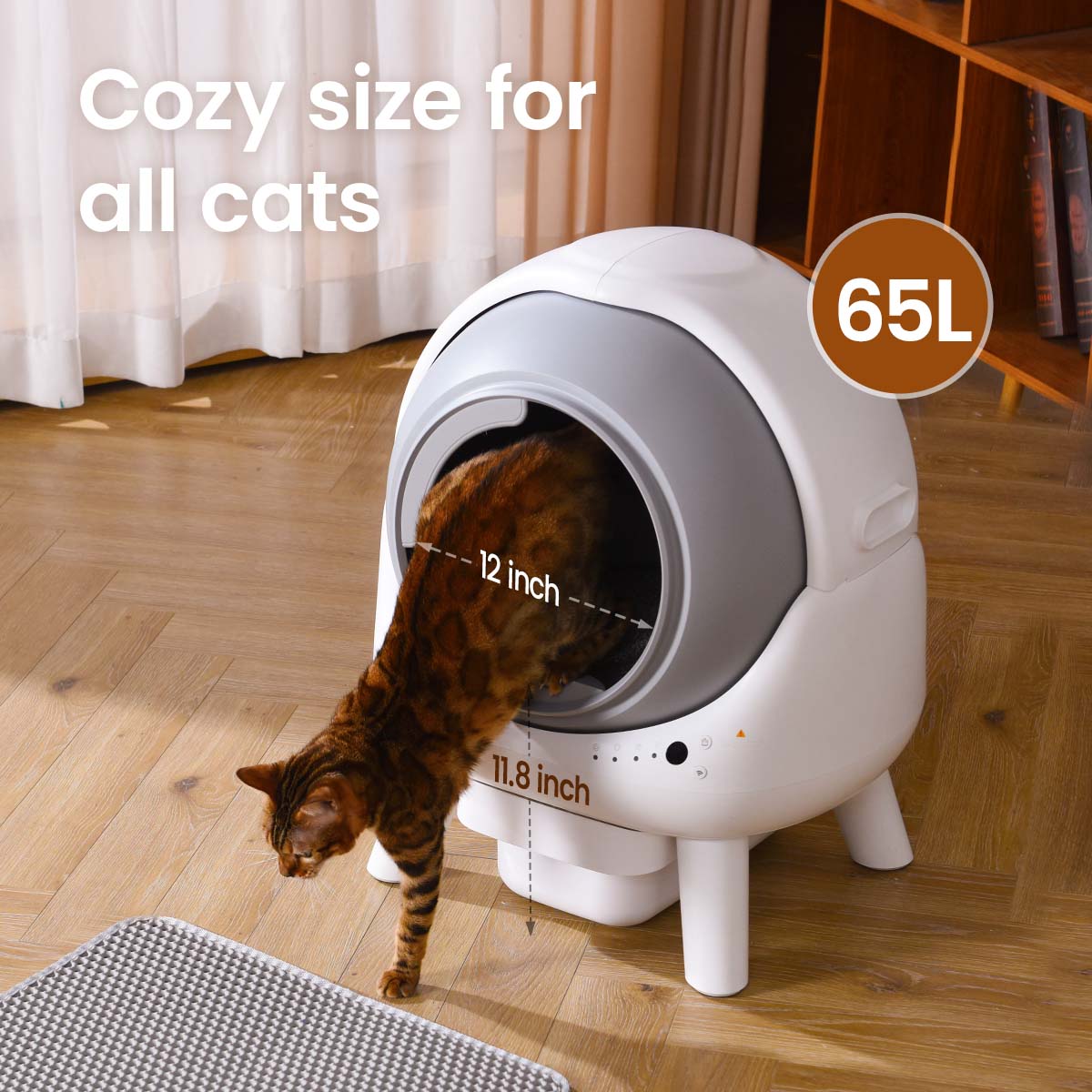 Orbitie Automatic Cat Litter Box for Cats