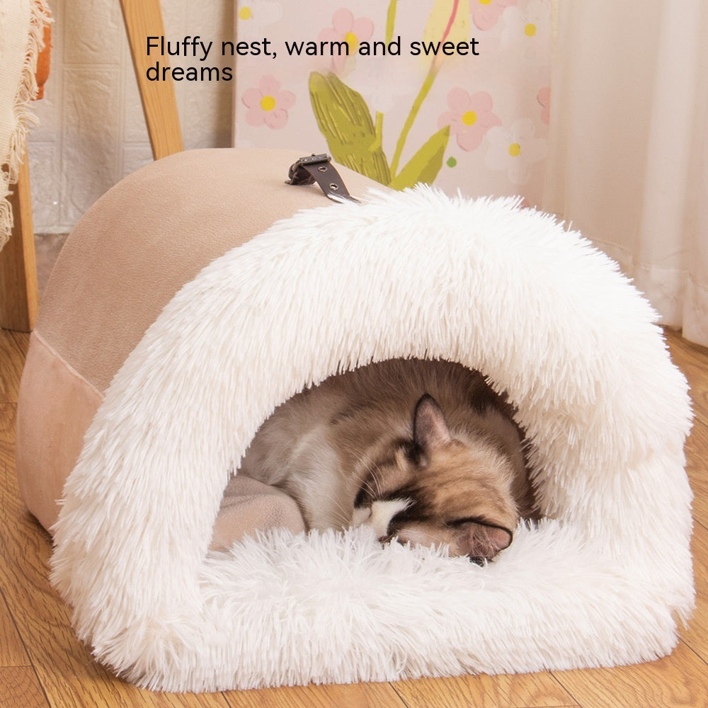 Fluffy Cave Bed