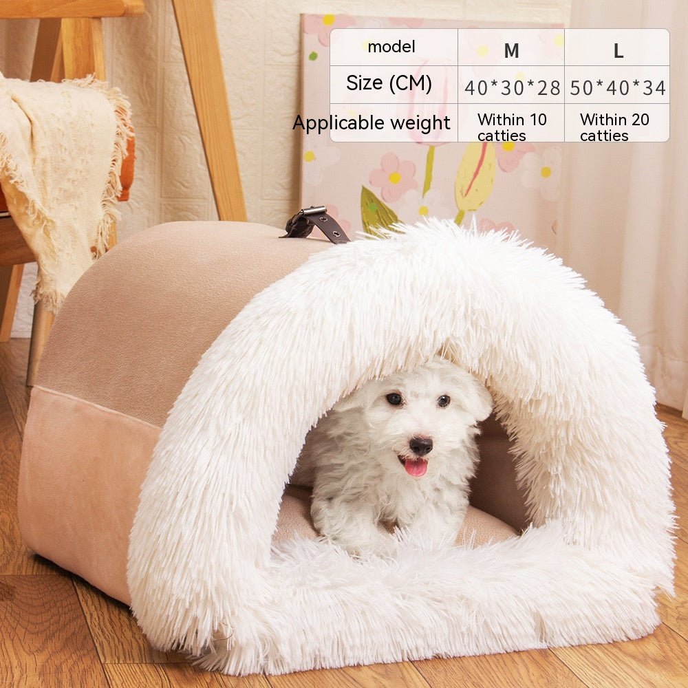 Fluffy Cave Bed