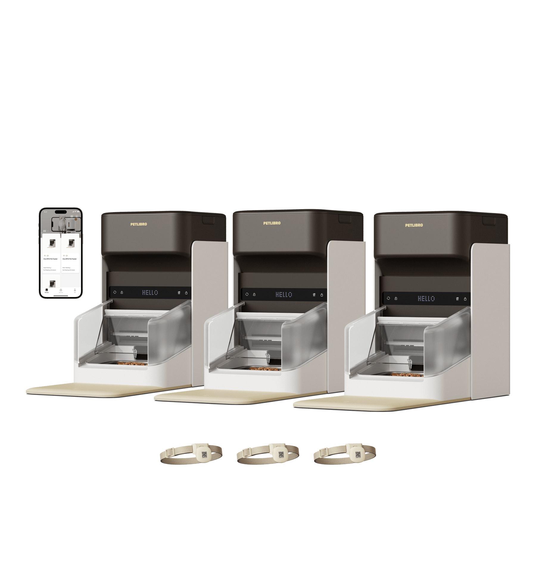 Futternapf mit Halsband 