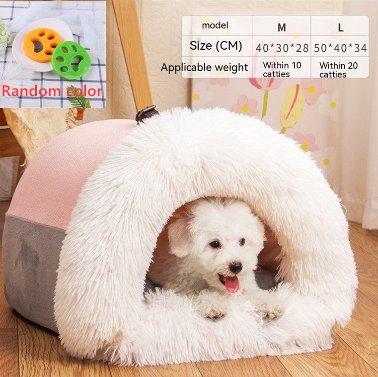 Fluffy Cave Bed