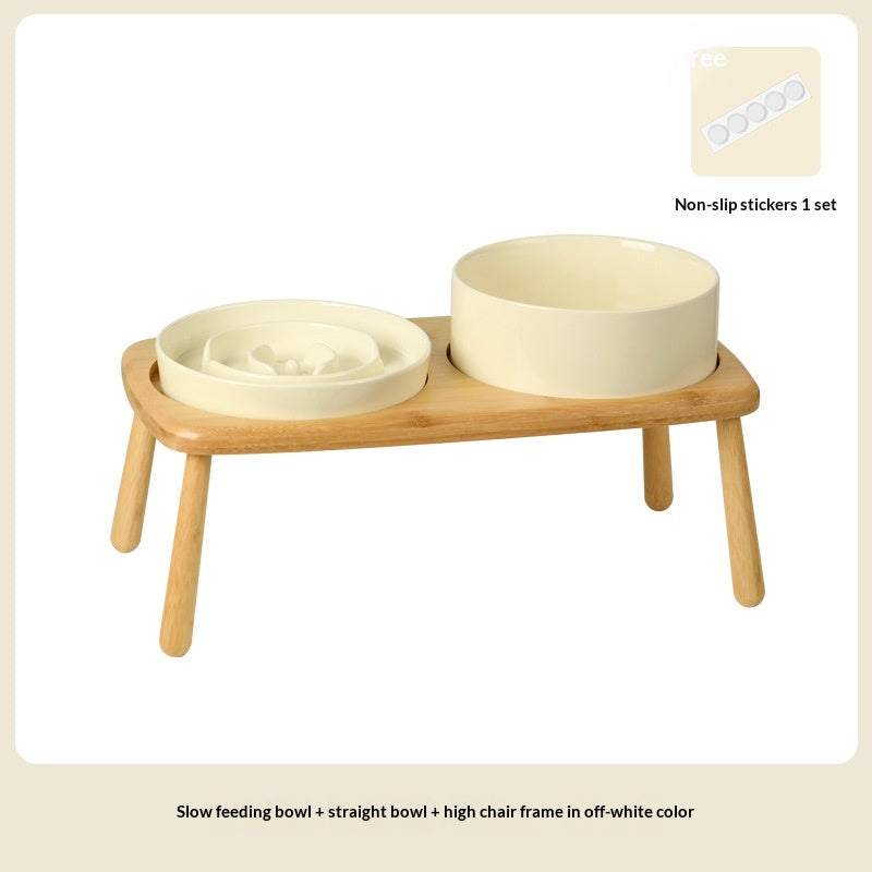 Ceramic Slow Bowl with Stand
