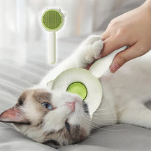 Self-Cleaning Grooming Brush