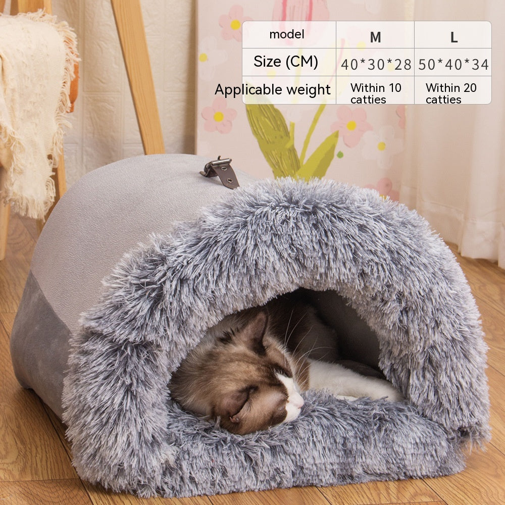 Fluffy Cave Bed